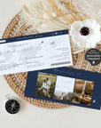 Sofia | Boarding Pass Wedding Invitation Template