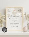 Sofia | Wedding Favor Sign Template