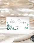 Luisa | Eucalyptus Wedding Table Place Cards Printable