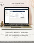 Sofia | Boarding Pass Wedding Invitation Template
