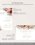 Ambra | Wedding Welcome Sign Template