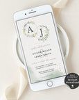 Rustic Electronic Wedding Invitation