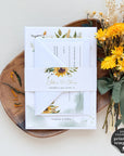 Marisol | Sunflowers Wedding Invitation Set Template