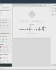 Giulia | Welcome To Our Wedding Sign Template