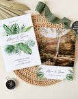 Save the Date Tropical Wedding Template