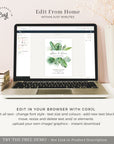 Save the Date Tropical Wedding Template