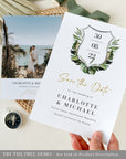 Palma | Tropical Wedding Save the Date Template