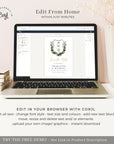 Palma | Tropical Wedding Save the Date Template