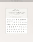 Flora | Rustic Wedding Timeline Sign Template