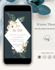 Natalia | Christmas Wedding Electronic Save the Date