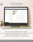 Natalia | Christmas Wedding Menu Template