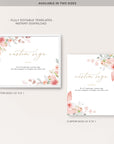 Fiorella | Wedding Reception Sign Template