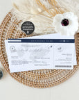 Sofia | Boarding Pass Wedding Invitation Template