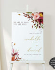 Ambra | Wedding Welcome Sign Template