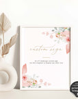 Fiorella | Wedding Reception Sign Template