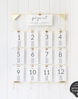 Giulia | Minimalist Wedding Table Seating Cards Template