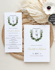 PALMA Template for Wedding Program Tropical