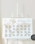 SOFIA Alphabetical Wedding Seating Chart Template