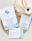 Chiara | Beach Wedding Invitation Suite Template