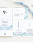 Chiara | Beach Wedding Invitation Suite Template