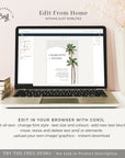 KONA Palm Tree Wedding Invitation Suite Template