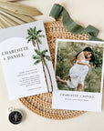 KONA Palm Tree Wedding Invitation Suite Template