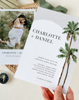 KONA Palm Tree Wedding Invitation Suite Template