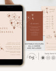 HAZEL Boho Wedding Invitation Set Evite