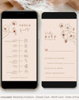 HAZEL Boho Wedding Invitation Set Evite