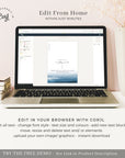 Elettra | Modern Beach Save the Date Template