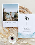 Chiara | Beach Wedding Invitation Suite Template