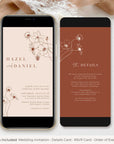 HAZEL Boho Wedding Invitation Set Evite