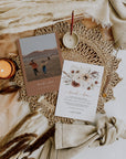 LAUREL Boho Save the Date Template with Photo