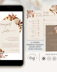 MARIGOLD Boho Wedding Invitation Electronic