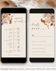 MARIGOLD Boho Wedding Invitation Electronic