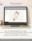 MARIGOLD Boho Wedding Invitation Electronic