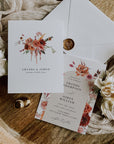 SCARLETT Diy Boho Wedding Invitation Template