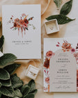 SCARLETT Diy Boho Wedding Invitation Template