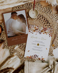 MARIGOLD Fall Wedding Invitation with Rsvp Template Set