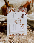 MARIGOLD Fall Wedding Invitation with Rsvp Template Set