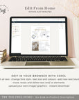 Nautical Passport Wedding Invitation Template