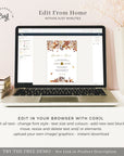 MARIGOLD Fall Wedding Invitation with Rsvp Template Set