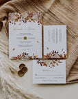 MARIGOLD Fall Wedding Invitation with Rsvp Template Set