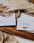 MARIGOLD Fall Wedding Invitation with Rsvp Template Set