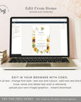 MARISOL Rustic Wedding Invitation Digital Template
