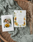 MARISOL Sunflower Wedding Invitation Template