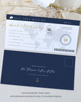 Nautical Passport Wedding Invitation Template