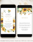 MARISOL Rustic Wedding Invitation Digital Template