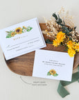 MARISOL Sunflower Wedding Invitation Set Template