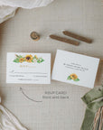 MARISOL Sunflower Wedding Invitation Suite Template